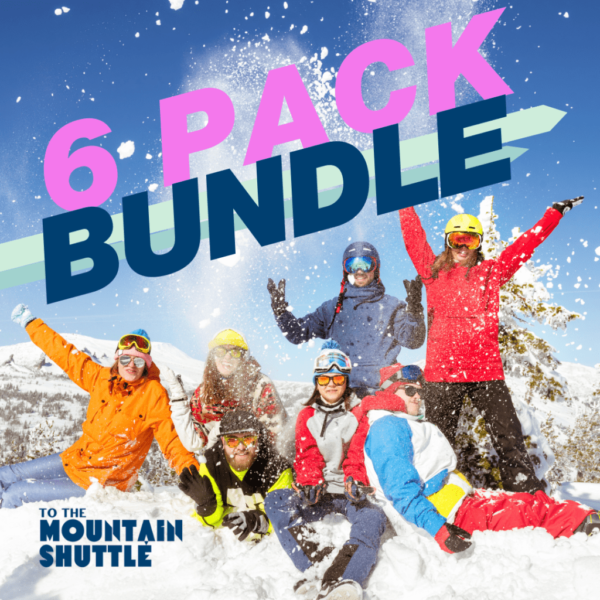 6 Pack Bundle - Round Trip Shuttle to Snoqualmie Pass
