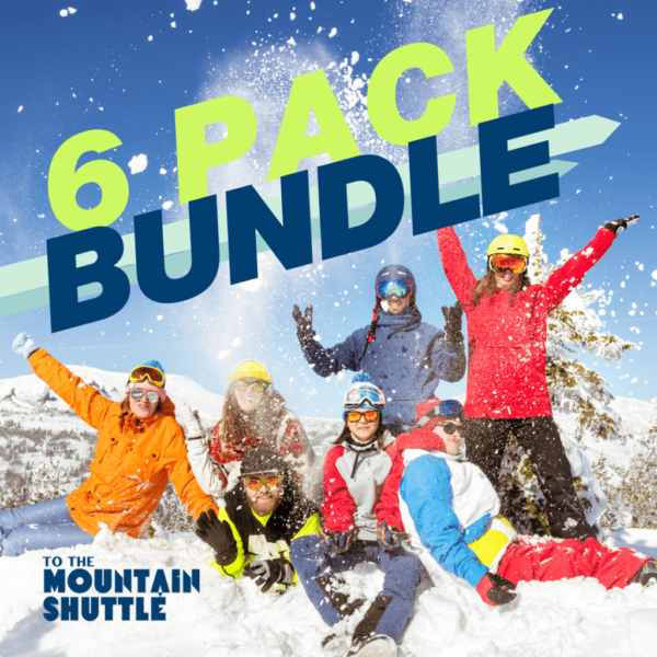 6 Pack Bundle - Round Trip Shuttle to Stevens Pass
