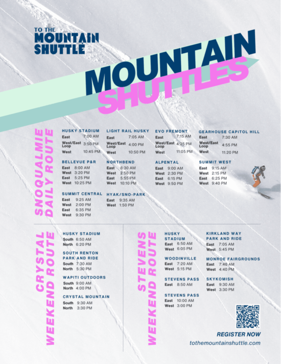 TTMS Shuttle Schedule Flyer